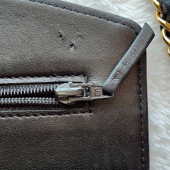 Chanel Black Caviar CC Logo Timeless Wallet on Chain WOC - Picture 15 of 16